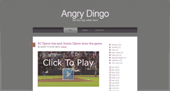 Desktop Screenshot of angrydingo.com